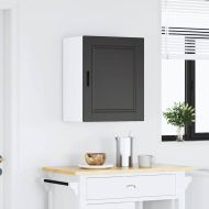 Кухненски стенен шкаф Porto, черен, инженерно дърво