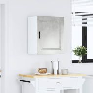 Кухненски стенен шкаф Porto, бетонно сив, инженерно дърво