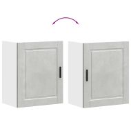 Кухненски стенен шкаф Porto, бетонно сив, инженерно дърво