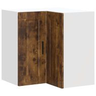 Кухненски стенен ъглов шкаф Porto, опушен дъб, инженерно дърво