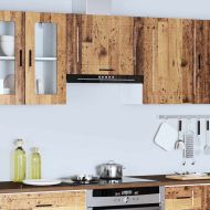 Кухненски стенен шкаф Porto, старо дърво, инженерно дърво