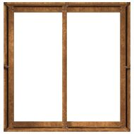 Кашпа, ръждива, 80x80x40 см, патинираща стомана