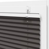 Плисирана щора черна 105x200 cm Ширина на плата 104,4 cm