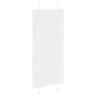 Плисирана щора Бяла 65x150 cm Ширина на плата 64,4 cm Полиестер