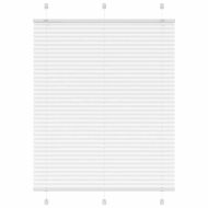 Плисирана щора Бяла 110x150 cm Ширина на плата 109,4 cm