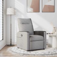 Recliner Chair Cloud Grey Fabric