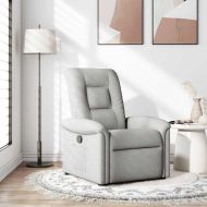 Recliner Chair Cloud Grey Fabric
