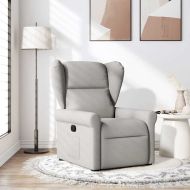 Recliner Chair Cloud Grey Fabric