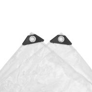 Прозрачен брезент с капси 5x12 m PVC