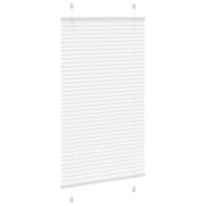 Плисирана щора Бяла 80x100 cm Ширина на плата 79,4 cm Полиестер