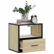Стенно нощно шкафче Sonoma Oak 40x31x39,5 cm
