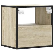Стенно нощно шкафче Sonoma Oak 40x31x39,5 cm
