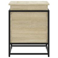 Кутия за съхранение, дъб сонома, 60x40x51,5 см, инженерно дърво