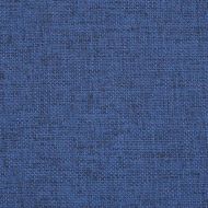 Въртящ се офис стол, син, текстил