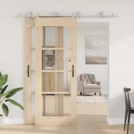 Механизъм за плъзгаща врата 200 см неръждаема стомана сребрист