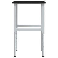 Работна маса тъмнокафява Дъб от масивна дървесина