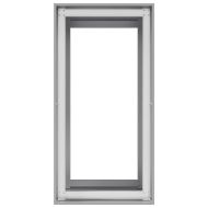 Кашпа, 40x80x80 см, поцинкована стомана