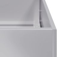 Кашпа, 120x80x80 см, поцинкована стомана