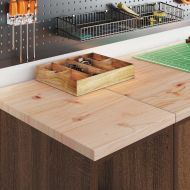 Гаражен шкаф за съхранение, кафяв дъб, 30x51x85 см, бор масив