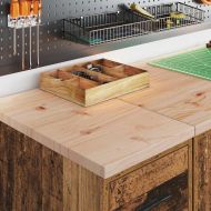 Гаражен шкаф за съхранение, старо дърво, 30x51x85 см, бор масив