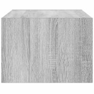 ТВ шкаф с LED осветление, сив сонома, 75x35,5x25 см