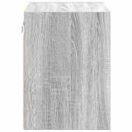 гараж стена шкафове, 2 бр, сив сонома, инженерно дърво