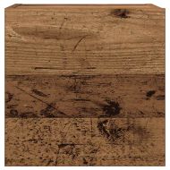 Комплект ТВ шкафове за стенен монтаж 7 части, инженерно дърво