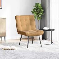 Релаксиращ стол кафяв 64x74x84 cm кадифе