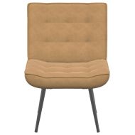 Релаксиращ стол кафяв 64x74x84 cm кадифе