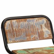 Бар табуретки, 4 бр, 46x35,5x70 см, регенерирана дървесина