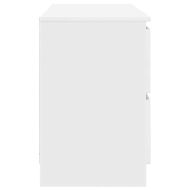 ТВ шкаф бял 100x35x54 cm Изработена дървесина