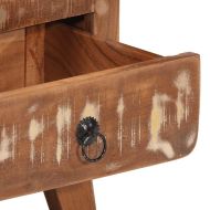 Нощно шкафче 2 бр. 40x32x46 см Масивна дървесина Възстановена