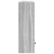 Библиотека, сив сонома, 31x24x77 см, инженерно дърво