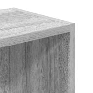 Библиотека, сив сонома, 31x24x77 см, инженерно дърво