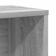 Библиотека, сив сонома, 60x24x85 см, инженерно дърво