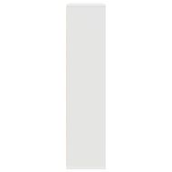 Библиотека, бяла, 89x24x101,5 см, инженерно дърво