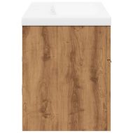 Комплект мебели за баня от 2 части Дъб артизан инженерно дърво