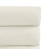 Трапезни столове, 2 бр, кремави, кадифе