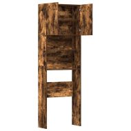 Шкаф за пералня, опушен дъб, 64x24x190 см, ПДЧ