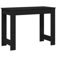 Бюро, черно, 100x45x75 см, инженерно дърво