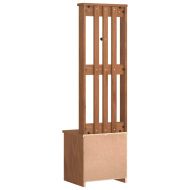 vidaXLL Дърво за антре SANDNES 45x40x159,5 cm масивна дървесина бор