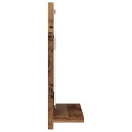 Огледален шкаф за баня от старо дърво 40x11x37 cm