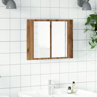 LED огледален шкаф Artisan Oak 60x12x45 cm Инженерна дървесина
