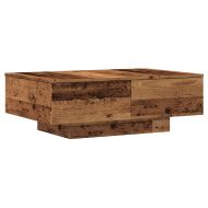 Масичка за кафе от старо дърво 90x60x31 cm Инженерна дървесина