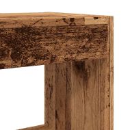 Шкаф за книги/разделител на стаи Старо дърво 80x30x72 cm