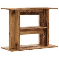 Стойка за аквариум, старо дърво, 80x35x60 см, инженерно дърво