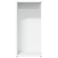 vidaXLL Нощна масичка бяла 46,5x29x61 cm Инженерна дървесина