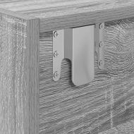 ТВ шкаф Grey Sonoma 60x31x25,5 cm Инженерна дървесина