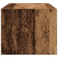 ТВ шкаф Старо дърво 60x31x25,5 cm Инженерна дървесина