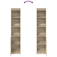 Висока дъска Сонома дъб 37,5x35x180 cm Инженерна дървесина